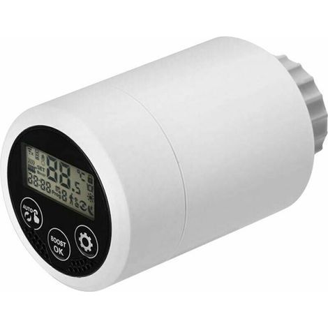 Tête thermostatique,Thermostat Tuya zigbee, micro-vanne de radiateur Thermostat programmable intelligent Commande vocale de radiateur intelligent RSH-RV06 doit être utilisé avec la passerelle zigbee (1/5)