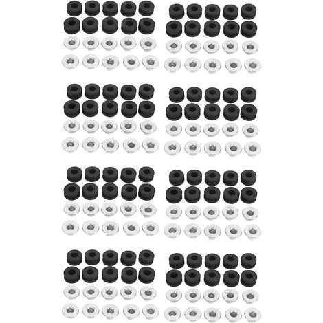 80 œillets en caoutchouc pour carénages de motos Honda, Yamaha, Suzuki et Kawasaki (1/5)