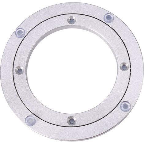 Plateau tournant en alliage d'aluminium robuste pour table ronde de salle à manger (1/5)
