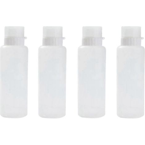 Bouteille souple à 5 trous pour condiments, ketchup, moutarde, mayonnaise, miel, sauces. Récipient de rangement A. (1/5)