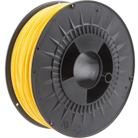 Filament pour imprimante 3D RS PRO, PLA, Ø 1.75mm, Jaune, 1kg, FDM ( Prix pour 1 ) (1/2)
