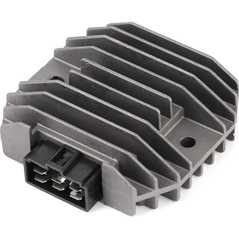 aqxreight 6-poliger Regler-Gleichrichter aus Aluminiumlegierung, geeignet für ZZR600 ZX600D R ZL600 / / / ZZR600 / ZX600D / / Bayou Gleichrichter-Regler Motorrad.