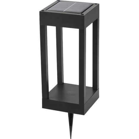 Megatron MT70010 Lampada solare da terra per esterno con rilevatore di movimento 0.6 W Bianco caldo, RGB Nero (1/4)