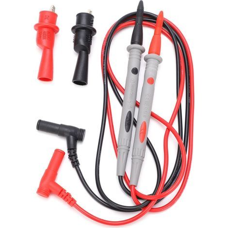 Fils de Test P14A 4mm avec Kit de Clips, accessoires de ligne de Test multimètre antidérapants pour bricolage (1/4)