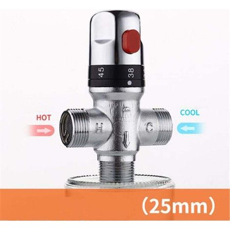 Thermostatic Shower Mixer Brass Thermostatic Shower Mixer Thermostatic Bath Mixer Household Water Heater Thermostatic Shower Valve MUMU (1/4)