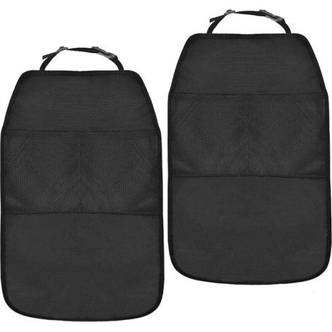 Child Car Seat Protector, 2-Piece Set, Rear Car Seat Protector, Backrest Cover for Front Car Seats, Waterproof, Protects Against Scratches, Moisture and Dirt (1/4)