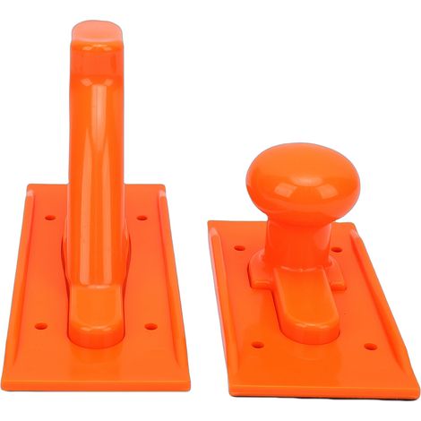 Sicherheitsverriegelung für Holzbearbeitungswerkzeuge (Holz und Kunststoff) für Tischkreissäge und Bandfräse – 2er-Pack, Orange (1/5)