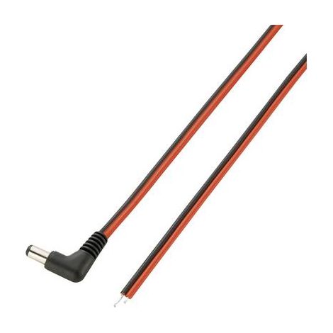 VOLTCRAFT VC-10906525 Câble de raccordement basse tension DC mâle - extrémité(s) ouverte(s) 5.5 mm 2.1 mm 2.00 m 1 pc(s) Q692732 (1/2)