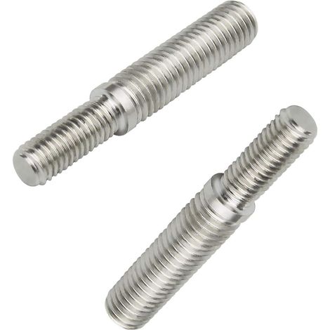 2pcs Goujons à Vis Filetée à Double Extrémité Boulons M8 à M10 304 en Acier Inoxydable (1/5)