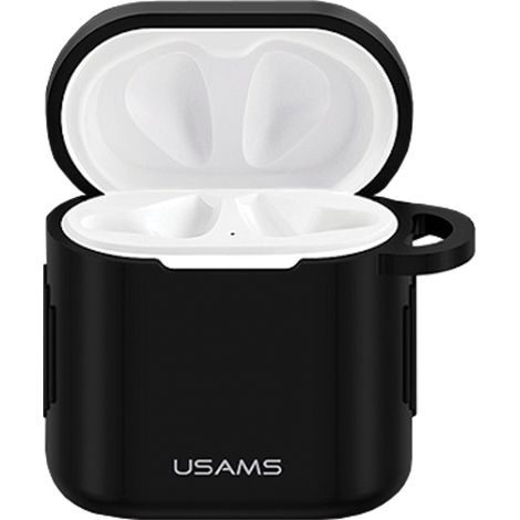 Funda protectora Usams para FreeBuds 2 Prosilicon negra BH501FBUS01 (US-BH501) (1/2)