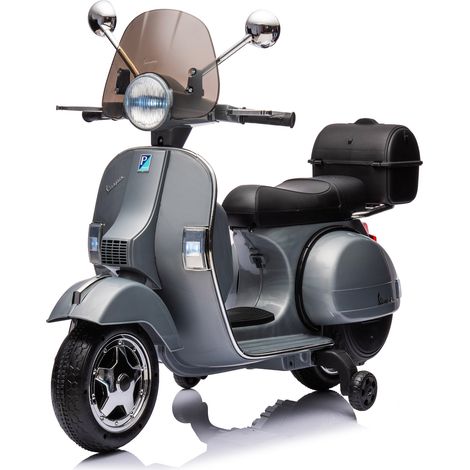 Piaggio Vespa PX150 Full Elettrica 12V per Bambini Grigio (1/5)