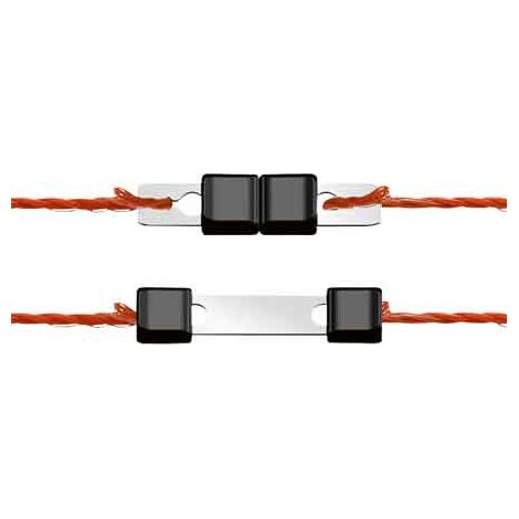 CONNETTORE PER FILO ELETTRIFICATO 'LITZCLIP' Conf. 10 pezzi