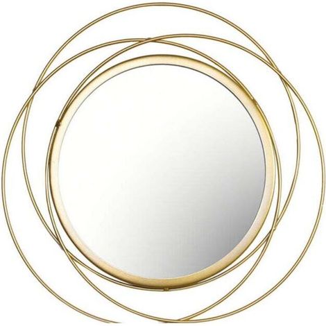 Round Mirror for Wall Decoration in Home, Living Room and Gold Mirror for Decoration C