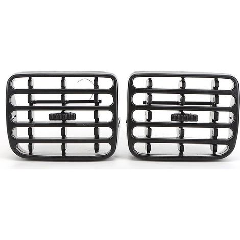 1 paire de cadre de ventilation de climatisation, Grille de tableau de bord de voiture adaptée pour CLIO MK2 1998 – 2006 (1/5)