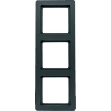 Berker Q.1 RAHMEN 3FACH SCHWARZ MATT / BERKER 10136085
