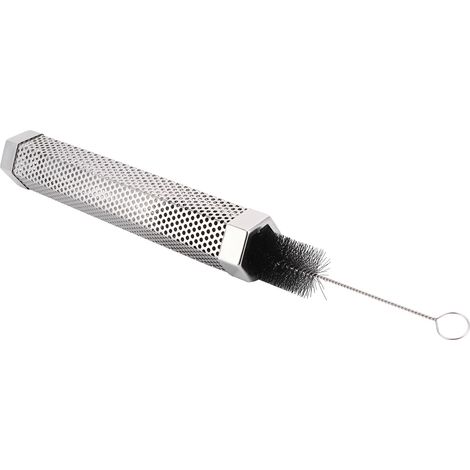 Tube fumoir en acier inoxydable 304, outil de barbecue portable pour fêtes en plein air (1/5)