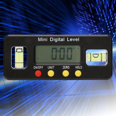 Mini rapporteur numérique 360 degrés, inclinomètre, base magnétique (100 mm) (1/5)