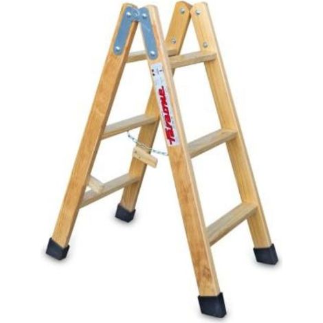 FARAONE escalera madera 3+3 peldaños 60 mobel , escalera madera 3+3 peldaños 60 mobel