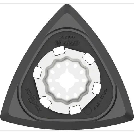 PIASTRA BOSCH TRIANGOLARE PER MULTIUTENSILE cod. AVZ 93 G (1/2)