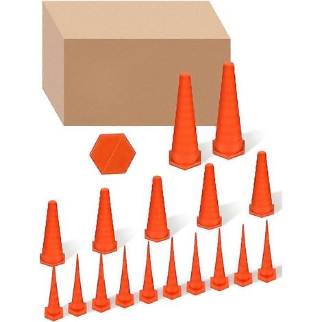 17 bouchons en caoutchouc pour huile hydraulique, kit de bouchons universels anti-gouttes pour tuyaux d'irrigation et autres conduites hydrauliques (1/5)
