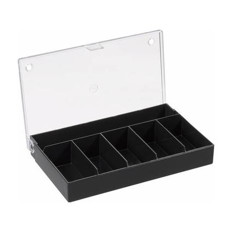 Mallette de rangement séparations fixes Hüfner Dübel 800004 (L x l x H) 164 x 31 x 101 mm Nombre de compartiments: 6 1 pc(s) C77771