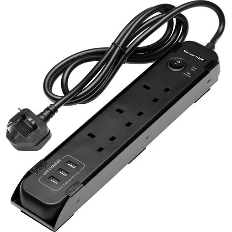 Draper 31713 BUNKER UK Power Strip with Magnetic Holder