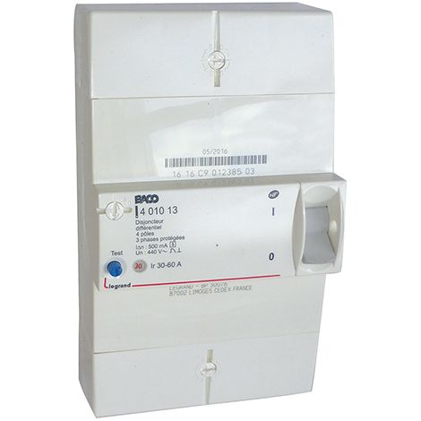 Disjoncteur de branchement TETRA 30A sélectif MICHAUD N468 (1/3)