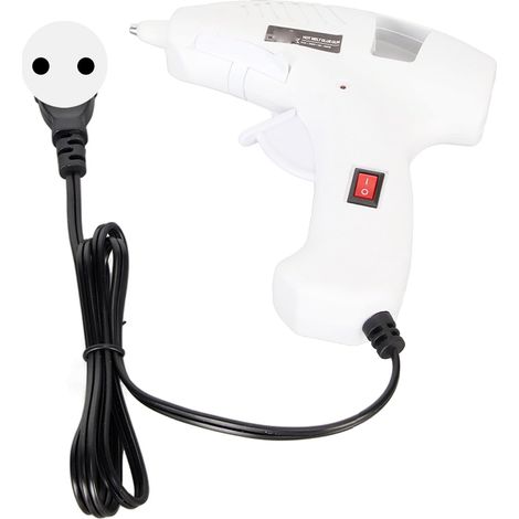 Fondoir à Colle Chaude, 20 W, Préchauffage Rapide, Poignée Ergonomique, Support Pliable, Outil De Fusion De Colle Chaude pour Bâtons De 7 Mm, 110 V-240 V(EU) (1/5)
