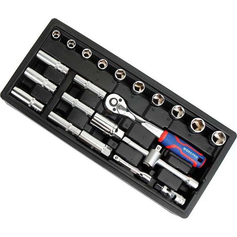 Cliquet & Douilles 3/8" Métrique Polyvalence Et Robustesse Pour Vos Projets -