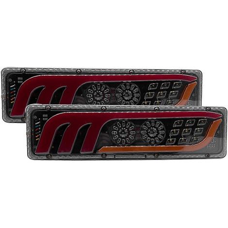 Stück LED-LKW-Rückleuchten, Blinker, Bremslichter, 46 cm