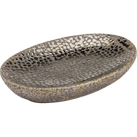 Porte-savon en céramique Wenko – Marrakech – Finition brillante – Dimensions : 13,6 x 2 x 9,9 cm – Élégant et fonctionnel pour la salle de bain (1/4)