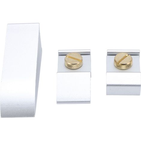 Support de ponceuse manuelle trapézoïdal biseauté en forme cunéiforme en alliage d'aluminium, ensemble de pinces de ponçage portables (1/5)