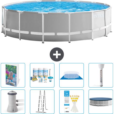 Intex Piscine Prism Frame Ronde - 457x122 cm - 9-pièces S574