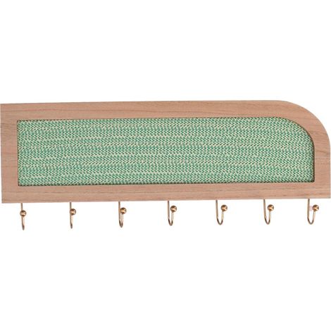 Llavero rectangular madera marrón cm40x2,5x16,5