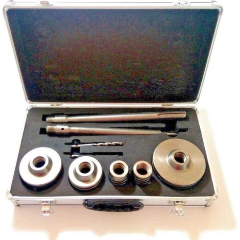 Trade Shop - 9-PIECE-WANDSCHALEN-FRÄSER 35 40 65 80 100mm BOHRER SDS PLUS MAX - (1/3)