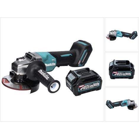 Makita GA 016 GD1 Amoladora angular a batería 40 V máx. 125 mm sin escobillas  XGT + 1 batería de 2,5 Ah - sin cargador