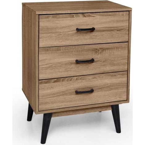 Cassettiera piccola como stile urban cm 60 x 40 x 80 h (1/2)
