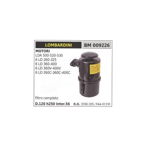 Filtro aria LOMBARDINI motocoltivatore LDA 500 520 530