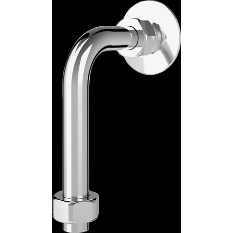 Culotte de sortie KWC 120x150 mm, 18x1 mm, chromée, avec raccordements (1/2)