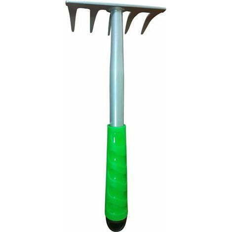 Pluvia Garden Handrechen Mini 5 Zinken mit Stiel