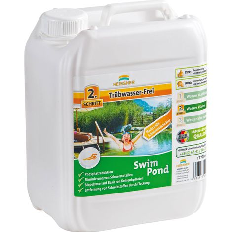 Trübwasser-Frei EXTRA SCHNELL 5 Liter - Schwimmteichpflege von Heissner