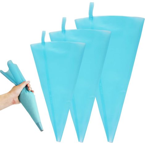 3-Piece Professional Pastry Piping Bag Set, 40/35/30 cm (1/5)