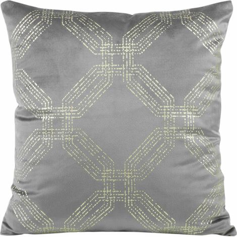 Taie d'oreiller Blink 30, 45 x 45 cm, velours gris (1/5)