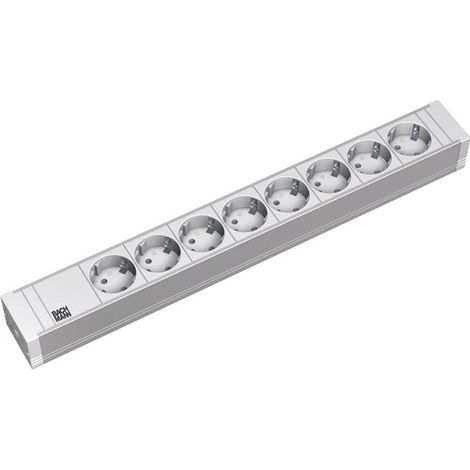 BACHMANN 19" 1,5HE PVC 8xCEE7/3 2,0m CEE7/7, 333.601