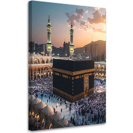 Wandbild Mekka-Moschee Blick auf das islamische Heilige Land 30x45 (1/5)