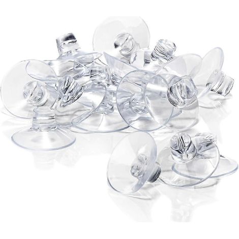150 ventouses avec passe-câble pour guirlandes lumineuses et décorations de fenêtre - Supports de ventouse robustes - 40 mm (1/5)