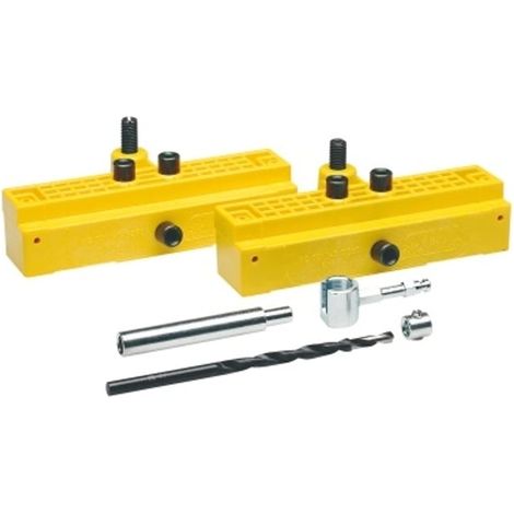 Gabarit de perçage pour fiche STANDARD diamètre 14 mm pour porte à recouvrement - OTLAV