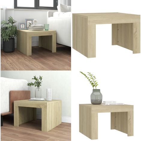 Couchtisch Sonoma-Eiche 50x50x35 cm Holzwerkstoff - Couchtisch - Wohnzimmertisch - Esszimmertisch - Sideboard - Holzwerkstoff - Home & Living (1/5)