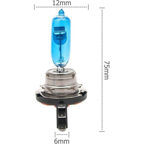 Lampade auto H15 12V 55/100W halogeno, luce super bianca, lunga durata, alta luminosità, paio (1/3)
