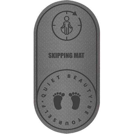 Tapis de saut à la corde avec protection des genoux, absorption des chocs et surface antidérapante durable (1/5)